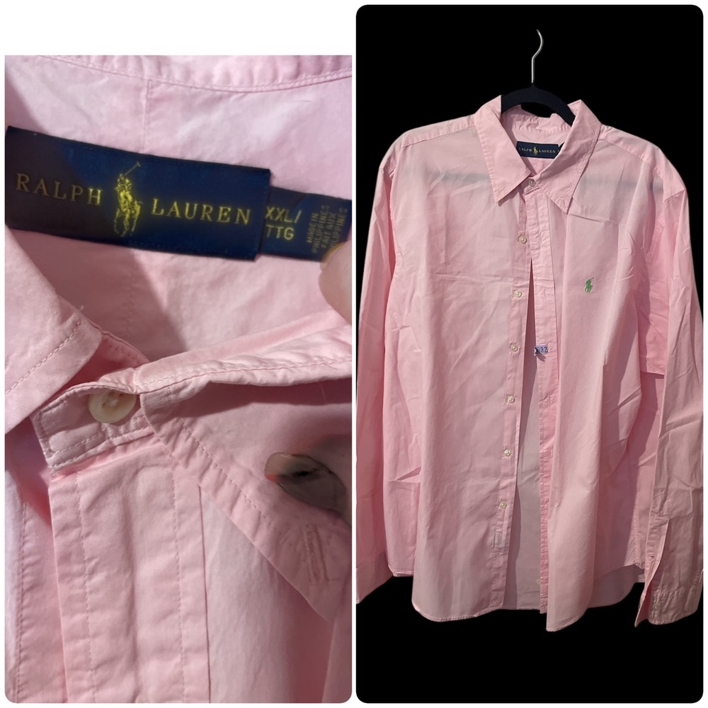 Ralph Lauren Light Pink Button-Up Shirt